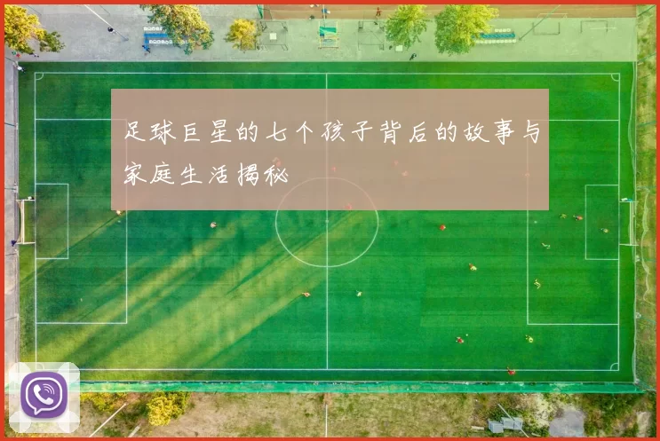 足球巨星的七个孩子背后的故事与家庭生活揭秘