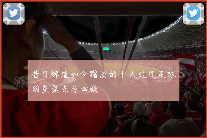 昔日辉煌如今黯淡的十大过气足球明星盘点与回顾